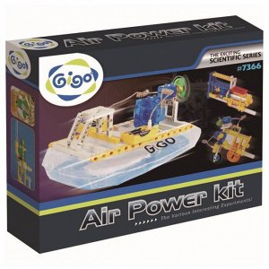 Конструктор Gigo "Air power experiment kit" (Гиго. Катер на воздушной подушке)