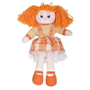 Кукла Апельсинка в клетчатом платье , 30см