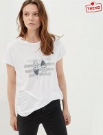 Printed T-Shirt White