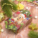 Полотенце махровое Collorista &quot;С новым годом!&quot; 30 х 30 см, 100% хлопок 450гр/м2