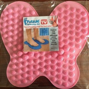 Коврик массажный для ног типа бабочка Futzuki Reflexology Mat Foot цвет РОЗОВЫЙ