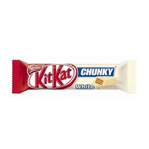 (батончик) Любимый хрустящий KitKat (КитКат) в нежном белом шоколаде! Необыкновенный вкус питательного батончика зарядит энергией и силами на весь день - возьмите его с собой на учебу, на работу или п