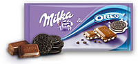 Шоколад Нежный альпийский молочный шоколад Милка — настоящее наслаждение, а прекрасное печенье орео — незабываемое впечатление. Вместе они — замечательная пара, которой нет равных. Что же будет, если 