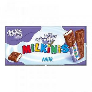Шоколад Milka Milkinis sticks — это любимый альпийский шоколад с ванильным сливочно-молочным наполнителем в виде небольших плиток.