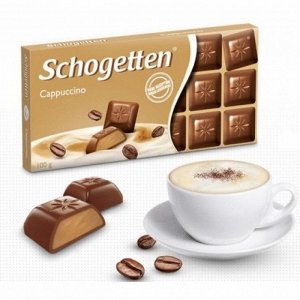 Шоколад Шоколад Schogetten Cappuccino молочный с наполнителем из крема капучино