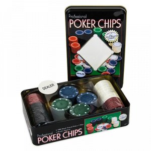 Фишки для покера "Holdem Light", 100 шт, без номинала