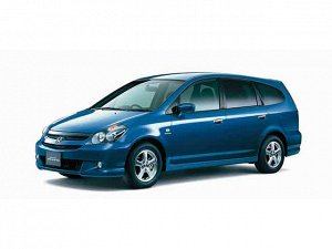 Ковры салонные 1+2 ряд Honda Stream 2WD (2000-2006) правый руль