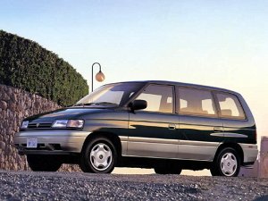 Ковры салонные 1 и 2 ряд Mazda MPV (1990 - 1999) правый руль