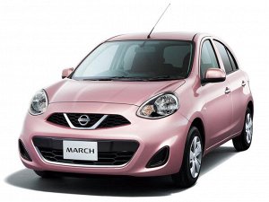 Ковры салонные 3D Nissan March АКПП+МКПП (07.2010 - н.в.) правый руль