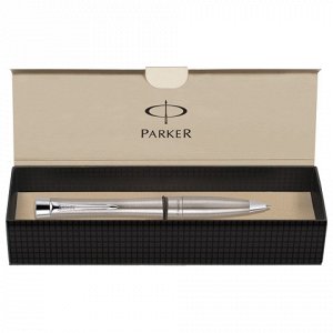 Ручка шариковая PARKER Urban Metro Metallic CT, корпус сереб