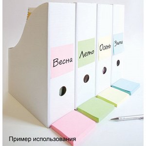 Блок самоклеящ. (стикер) POST-IT Basic 76х76 мм, 400 л., нео