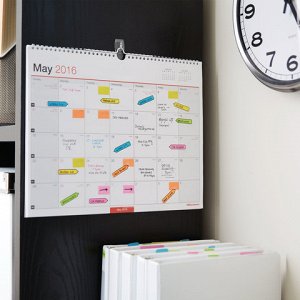 Закладки самоклеящиеся POST-IT Professional, пластиковые, 12