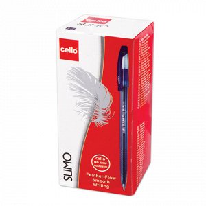 Ручка шариковая масляная CELLO "Slimo" корпус синий тонирова