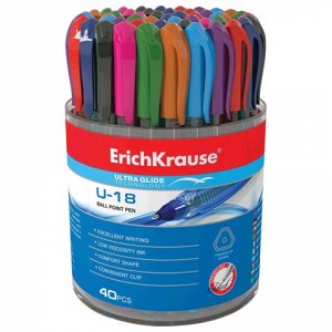 Ручка шариковая масляная ERICH KRAUSE "Ultra Glide U-18", ко