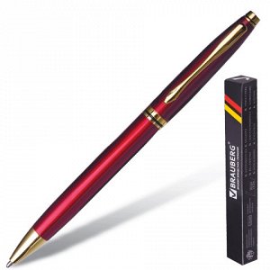 Ручка шариковая BRAUBERG бизнес-класса "De luxe Red", корпус
