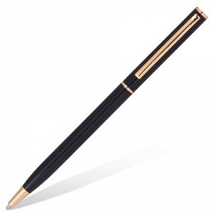 Ручка шариковая BRAUBERG бизнес-класса "Slim Black ", корпус