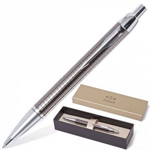 Ручка шариковая PARKER IM Premium Dark Grey, корпус воронена