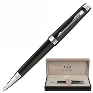Ручка шариковая PARKER Premier Lacquer ST, корпус черный лак