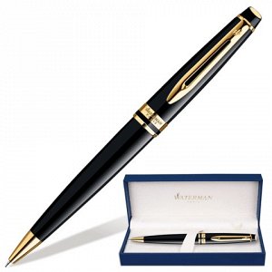 Ручка шариковая WATERMAN Expert 3 Black GT, корпус черный, л