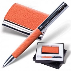 Набор GALANT "Prestige Collection": ручка, визитница, оранже