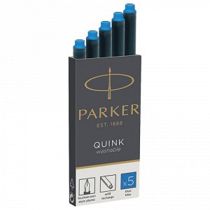 Картриджи чернильные PARKER (Германия) Cartridge Quink, КОМП