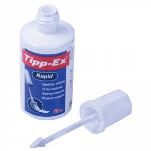 Корректирующая жидкость BIC "Tipp-ex Rapid", 20 мл, флакон с