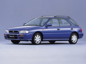 Ковры салонные Subaru Impreza (хэтчбек) GF2 (1996-2000) правый руль