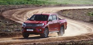 Ковры салонные Toyota Hilux Pick Up (2015 -2021) левый руль