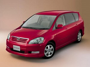 Коврик в багажник (большой при сложенном 3 ряде) Toyota Ipsum (2001-2009)