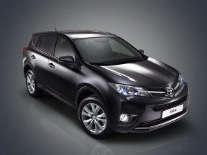 Ковры салонные Toyota RAV4 (2013 - 2019) левый руль