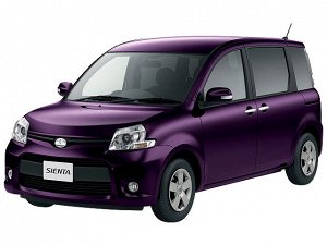 Ковры салонные 3 ряд Toyota Sienta 2WD (09.2003 - 06.2015) правый руль