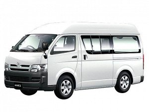 Ковры салонные Toyota Hiace (KDH216, longGL гр/пасс, широк каб) (08.2004 - ) 1 ряд 4WD (2003 - 2009)