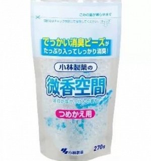 "Bikokukan" Желеобразный нейтрализатор запаха для комнаты с легким ароматом мыла (сменная упаковка) 270 мл/Желеобразный