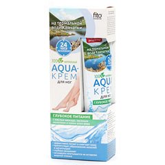 Aqua-крем д/ног  НАРОДНЫЕ РЕЦЕПТЫ 45мл на терм.воде Камчатки Глубокое питание