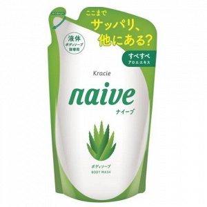 "Naive" Мыло жидкое для тела с экстрактом алоэ (сменная упаковка), 380 мл