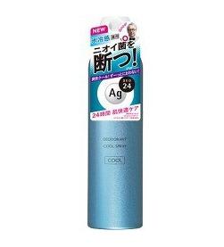 "SHISEIDO" "Ag DEO24" Спрей дезодорант-антиперспирант с охлаждающим эффектом с ионами серебра без запаха, 40 гр., 1/36