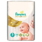 PAMPERS Подгузники Premium Care Midi (5-9 кг) Микро Упаковка 20