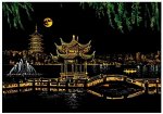скретч картина ночной город (цветная)