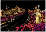 скретч картина ночной город (цветная)
