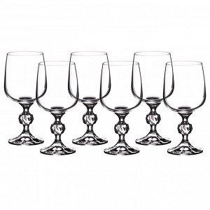 Набор бокалов для вина из 6 шт. "клаудия" 230 мл. высота=15 см.
