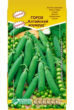 Семена Горох АЛТАЙСКИЙ ИЗУМРУД овощной (10 гр)