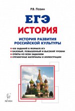 Пазин Р.В. История развития российской культуры 10-11 кл. Подготовка к ЕГЭ. Справочн. материалы (ЛЕГИОН)