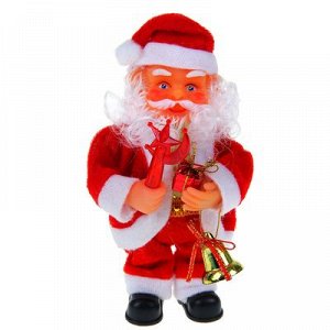 Дед Мороз, со звездой и колокольчиком, английская мелодия