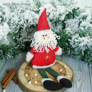 Мягкая игрушка "Дед Мороз" искорка 8*33 см
