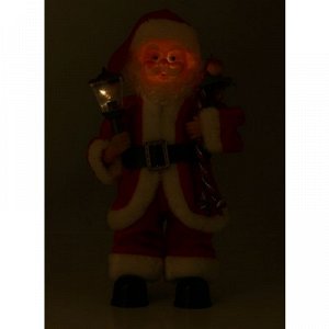 Дед Мороз, с фонариком, с подсветкой, английская мелодия