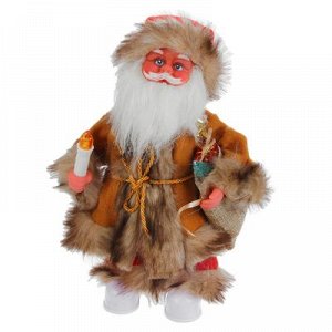 Дед Мороз "Лесовичок", с подарками и свечой, русская мелодия