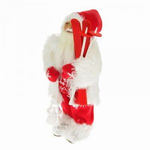 Дед Мороз "Лыжник", красно-белый костюм