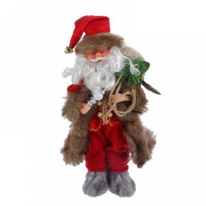 Дед Мороз, в сюртуке, с подарками, русская мелодия