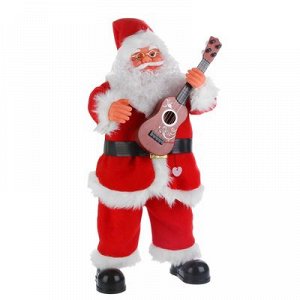 Дед Мороз, с гитарой, английская мелодия