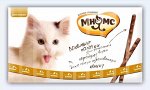 Мнямс лакомые палочки 13,5 см для кошек с лососем и форелью 10х5 г